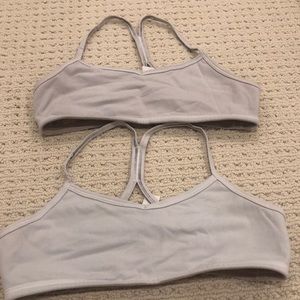 Size 14 ivivva sports bras.